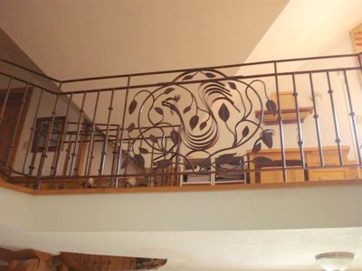 Wrought iron baker's rack shelving unit